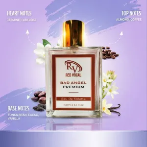 Red Vocal Bad Angel Premium Perfume Eau De Toilette for Women – 100ml Sweet, Sensual & Long-Lasting Set of 2 Fragrance