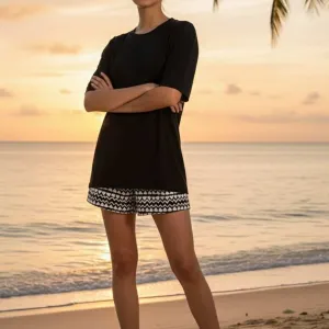 SUNSET GRAPHIC PRINTED OVERSIZED T-SHIRT