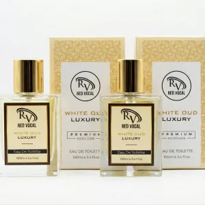 Red Vocal White Oud Luxury Premium Perfume Eau De Toilette – Unisex 100ml Bold & Long-Lasting Set of 2 Fragrance
