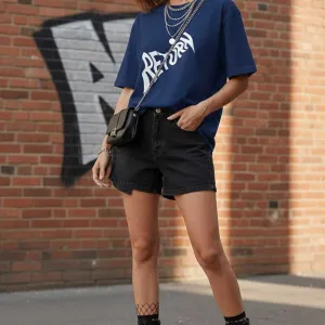 RETURN GRAPHIC PRINTED OVERSIZED T-SHIRT