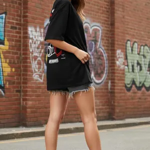 TEDDY GRAPHIC PRINTED OVERSIZED TEE