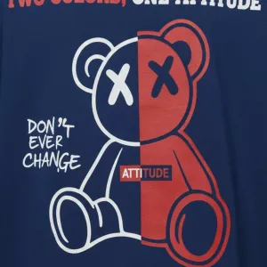 TEDDY GRAPHIC PRINTED OVERSIZED TEE