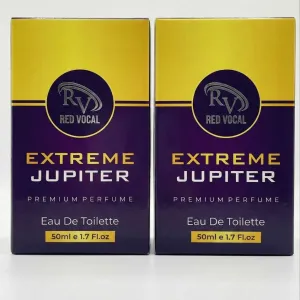 Red Vocal Extreme Jupiter Premium Perfume Eau De Toilette 50ml – Long Lasting Women's Fragrance Set of 2