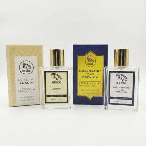 Red Vocal Millionaire Men Premium (Men) with White Oud Luxury (Unisex) 100ml Perfume Spray