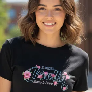 PREETY GRAPHIC PRINTED CROP TOP