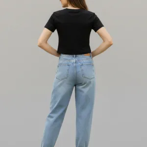 CAT GRAPHIC PRINTED CROP TEE