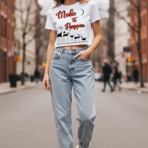 THE MOMENTUM CROP TEE