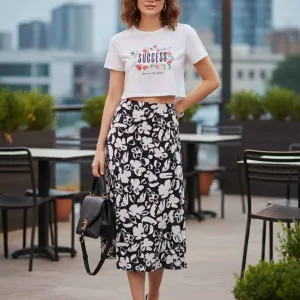 SUCCESS GRAPHIC PRINTED CROP TOP