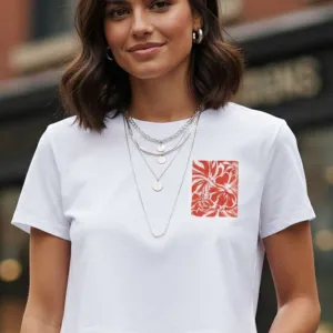 BIRD GRAPHIC PRINTED CROP TOP