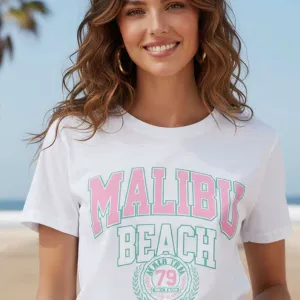 MALIBU GRAPHIC PRINTED REGULAR T-SHIRT