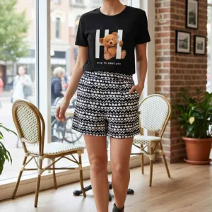 TEDDY GRAPHIC PRINTED REGULAR T-SHIRT