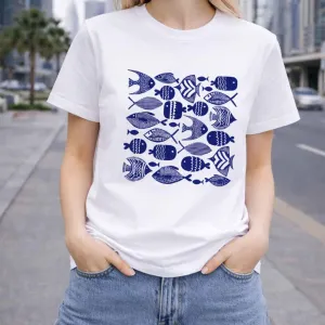 FISH GRAPHIC PRINTED TEE