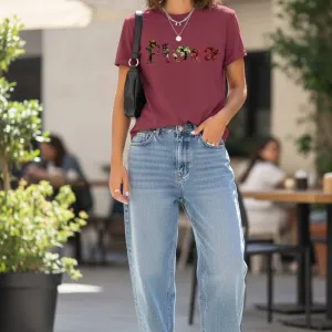 FLORA GRAPHIC PRINTED REGULAR TEE