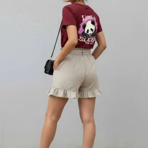 PANDA GRAPHIC PRINTED REGULAR T-SHIRT