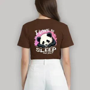 PANDA GRAPHIC PRINTED REGULAR T-SHIRT