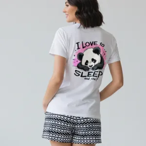 PANDA GRAPHIC PRINTED REGULAR T-SHIRT