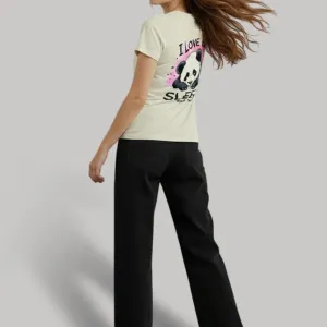 PANDA GRAPHIC PRINTED REGULAR T-SHIRT