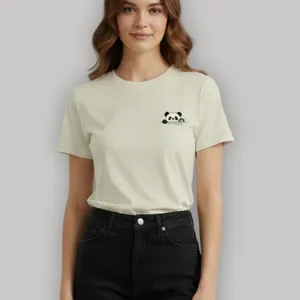 PANDA GRAPHIC PRINTED REGULAR T-SHIRT