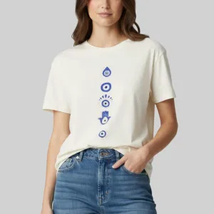 EVIL EYE GRAPHIC PRINTED REGULAR T-SHIRT