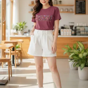 BOTANICAL GRAPHIC PRINTED REGULAR T-SHIRT