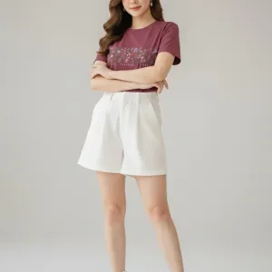 BOTANICAL GRAPHIC PRINTED REGULAR T-SHIRT