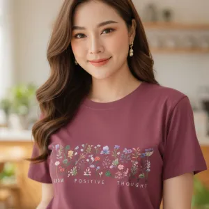 BOTANICAL GRAPHIC PRINTED REGULAR T-SHIRT