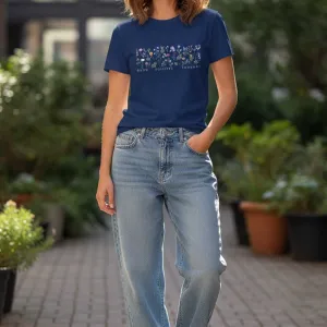 BOTANICAL GRAPHIC PRINTED REGULAR T-SHIR...