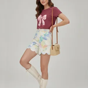 BOW GRAPHIC PRINTED REGULAR T-SHIRT