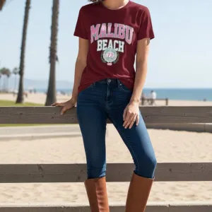 MALIBU GRAPHIC PRINTED REGULAR T-SHIRT