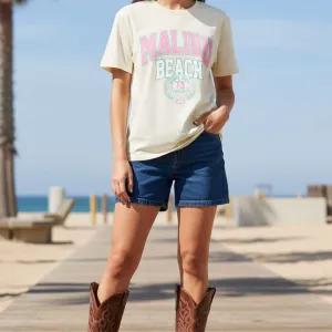 MALIBU GRAPHIC PRINTED REGULAR T-SHIRT