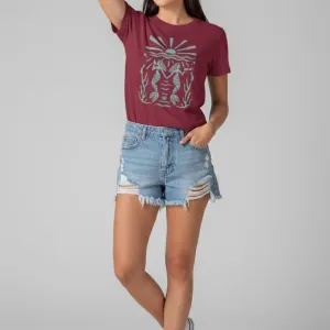 TWIN MERMAID GRAPHIC PRINTED T-SHIRT