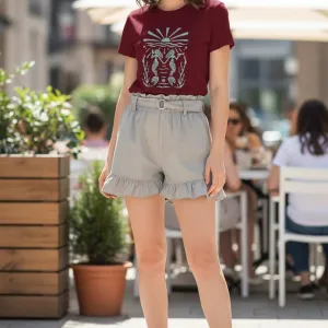 TWIN MERMAID GRAPHIC PRINTED T-SHIRT