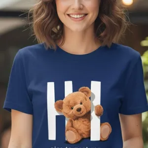 TEDDY GRAPHIC PRINTED REGULAR T-SHIRT