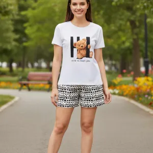 TEDDY GRAPHIC PRINTED REGULAR T-SHIRT