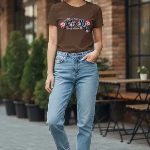 PREETY GRAPHIC PRINTED REGULAR T-SHIRT