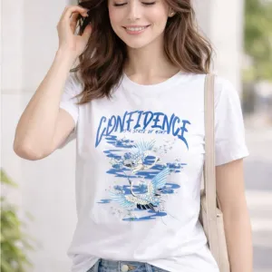 CONFIDENCE GRAPHIC PRNITED REGULAR TEE