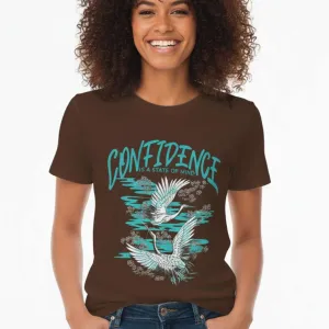 CONFIDENCE GRAPHIC PRNITED REGULAR TEE
