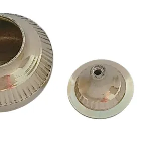 Mii Art Brass Sindoor Dibbi With Salai/Stick | Kumkum Box & Sindoor Dani for Pooja & Married Women | Traditional Brass Sindur Box (2 Inch, Golden)