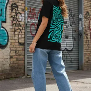 ABSTRACT GRAPHIC PRINTED TEE
