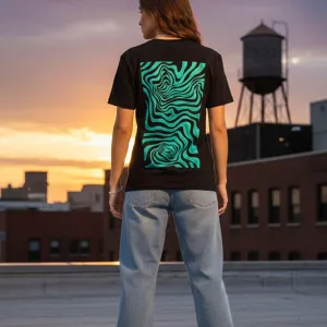 ABSTRACT GRAPHIC PRINTED TEE