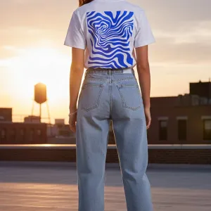 ABSTRACT GRAPHIC PRINTED TEE