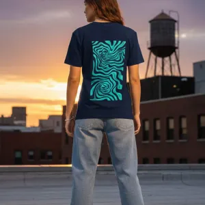 ABSTRACT GRAPHIC PRINTED TEE
