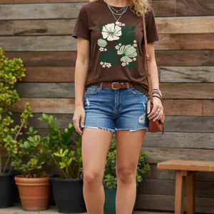 BOTANICAL GRAPHIC REGULAR TEE