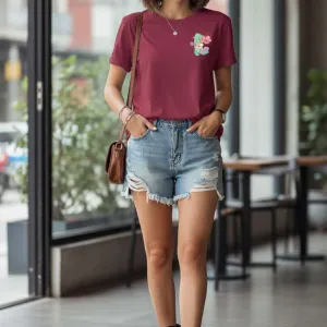 FLORAL PRINT REGULAR T-SHIRT