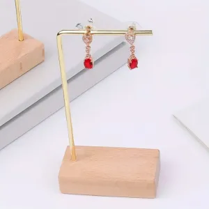 Minimal Wooden Earring & Jewellery Display Stand