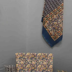 Classic Floral Cotton Unstitched Suit Se...