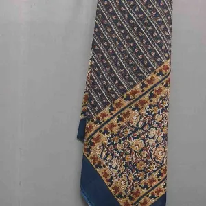 Classic Floral Cotton Unstitched Suit Set with Printed Dupatta