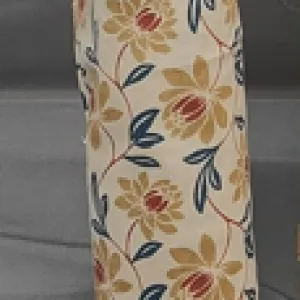 Mustard Beige Cotton Block Print Suit with Duppatta