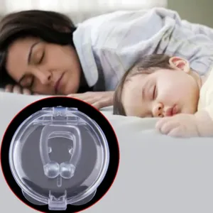 Anti-Snore Nose Clip for Heavy Snorers – Magnetic Silicone Snore Stopper