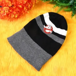 Winter Knitted Beanie Cap with Cartoon D...
